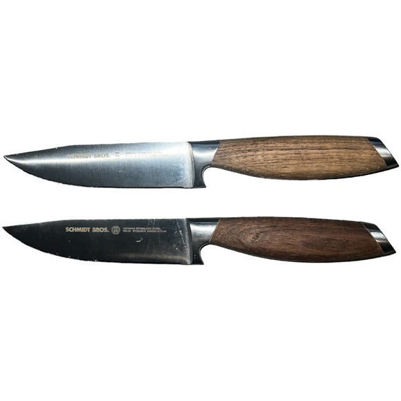 Schmidt Brothers Bonded Teak, 2-Piece Jumbo Steak Knife Set - Picture 3 of 12